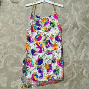 Colorful sequin dress